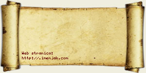 Janko Hajdeman vizit kartica